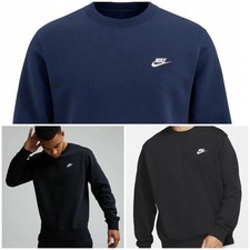Nike Mens Club Crew Neck Fleece Sweatshirt
