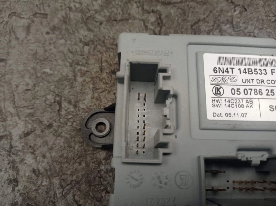 Centralina Porta Anteriore Destra Per FORD FOCUS II CABRIOLET 1.6 6N4T-14B533-FH - Immagine 4 di 4