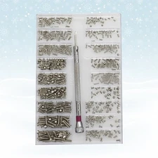 Mini Screw Kit Set Metal Screws for Glasses Watches Computers Small Devices