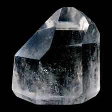 1.6" Crackle Crystal Quartz Tower Point Mineral Specimen Self Standing Brazil