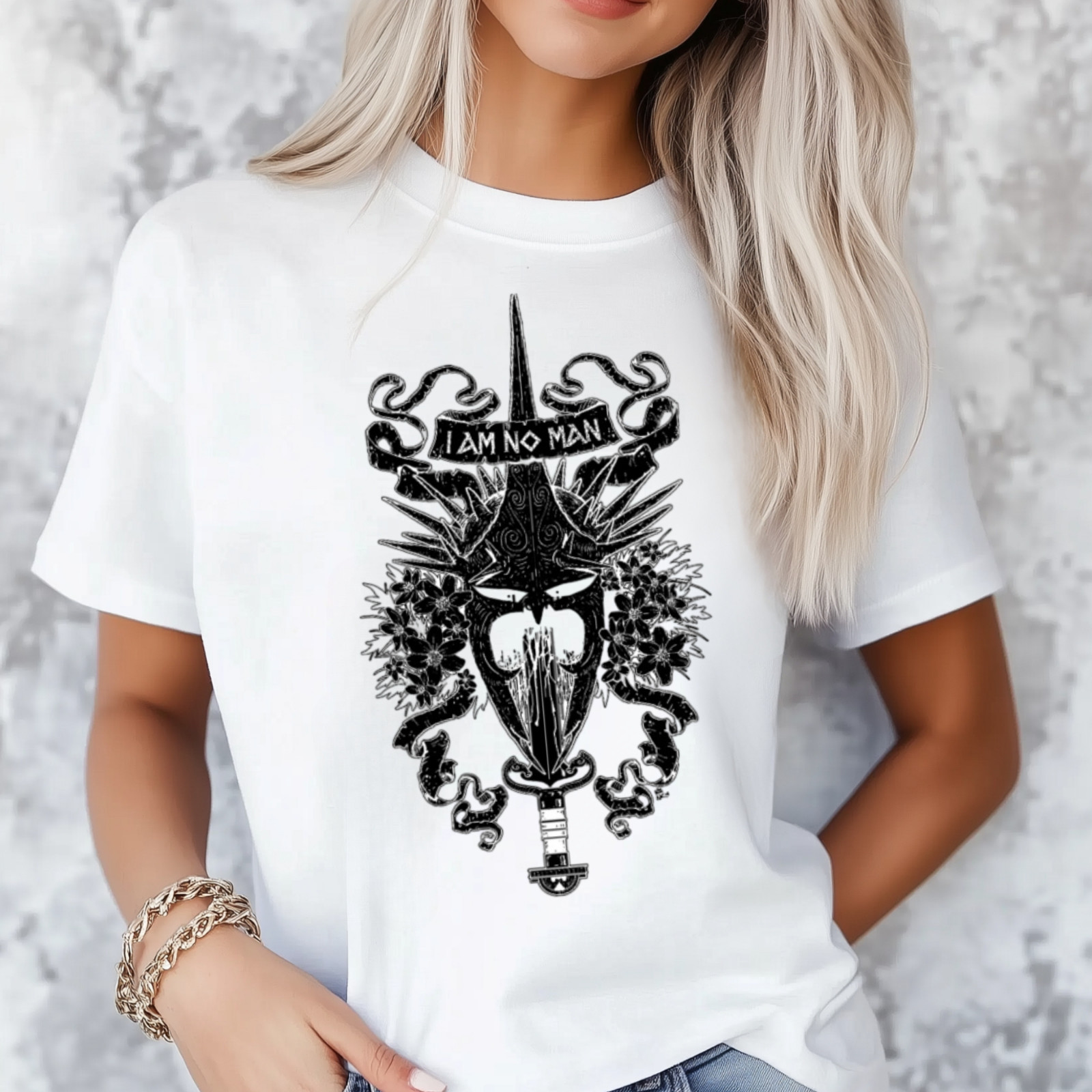 I Am No Man T-Shirt, Women Empowerment Tee, LotR Inspired Shirt image 2