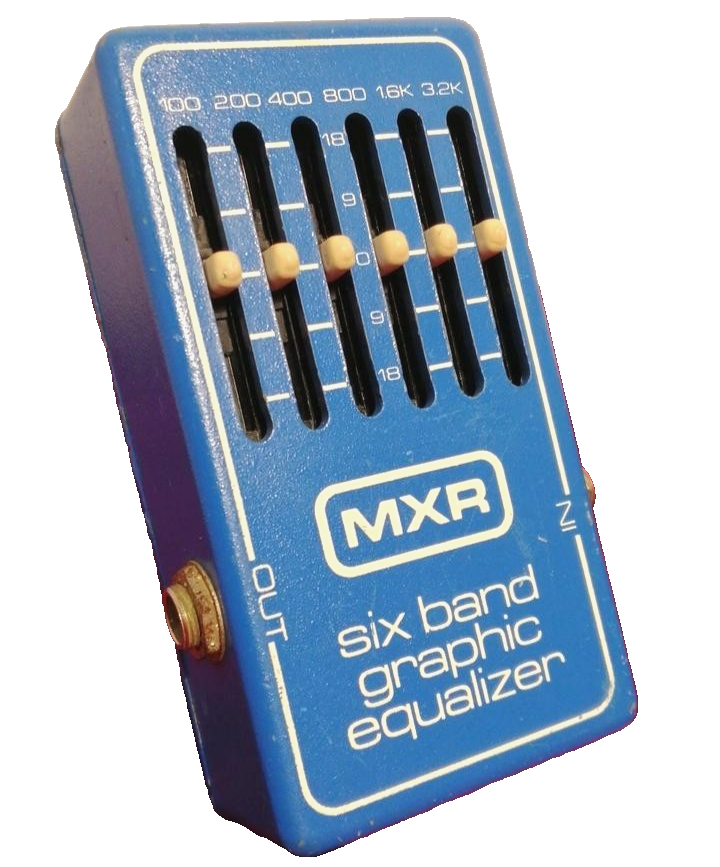MXR six band graphic equalizer 箱付き。 MXR M109 Six Band Graphic Equalizer 6 Band Blue Used Tested | eBay