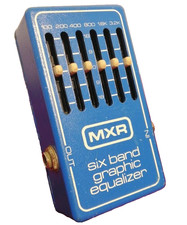 MXR M109 Six Band Graphic Equalizer 6 Band Blue Used Tested