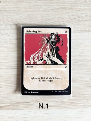 [NM/MT] Lightning Bolt - Showcase Art - MTG Commander Legends (CLB)