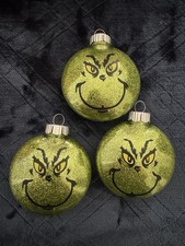Grinch Christmas Ornaments set of 6