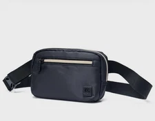 Kenneth Cole Reaction Women's Sophie Silky Nylon Belt Bag, Black