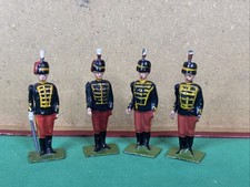 lot of 4 vintage BRITAINS Toy Soldiers 11th HUSSARS