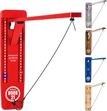 Gosports Hook 21 Wall Mounted Ring Swing Game with Foldable Arm - Play Indoors o