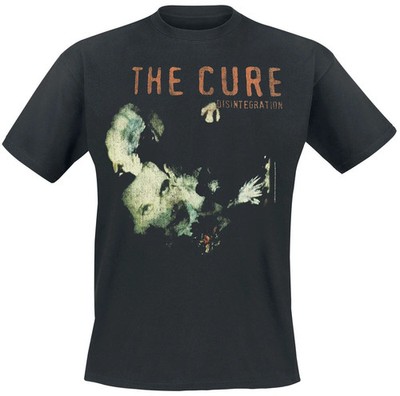The Cure T-Shirt Herren Disintegration schwarz Band-Merch, Bands 100% Baumwolle