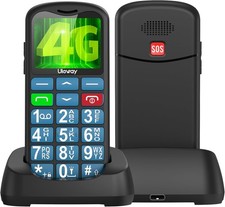 Image of USHINING 4G Senior Mobile Phones SIM Free Unlocked, USB-C Charging Big Button M