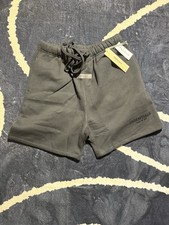 Essentials Fear of God Men's Black Sweat Shorts Drawstring Pockets