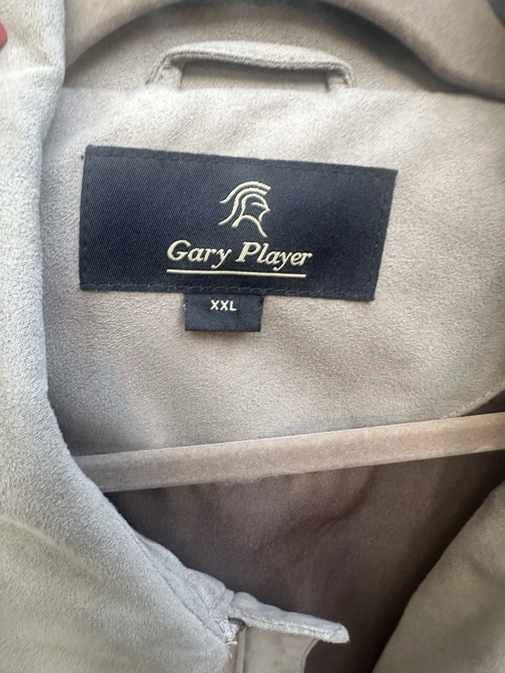 Gary Player Men’s Bomber Jacket Brown Faux Suede Fully Lined 2XL - Image 2 of 4