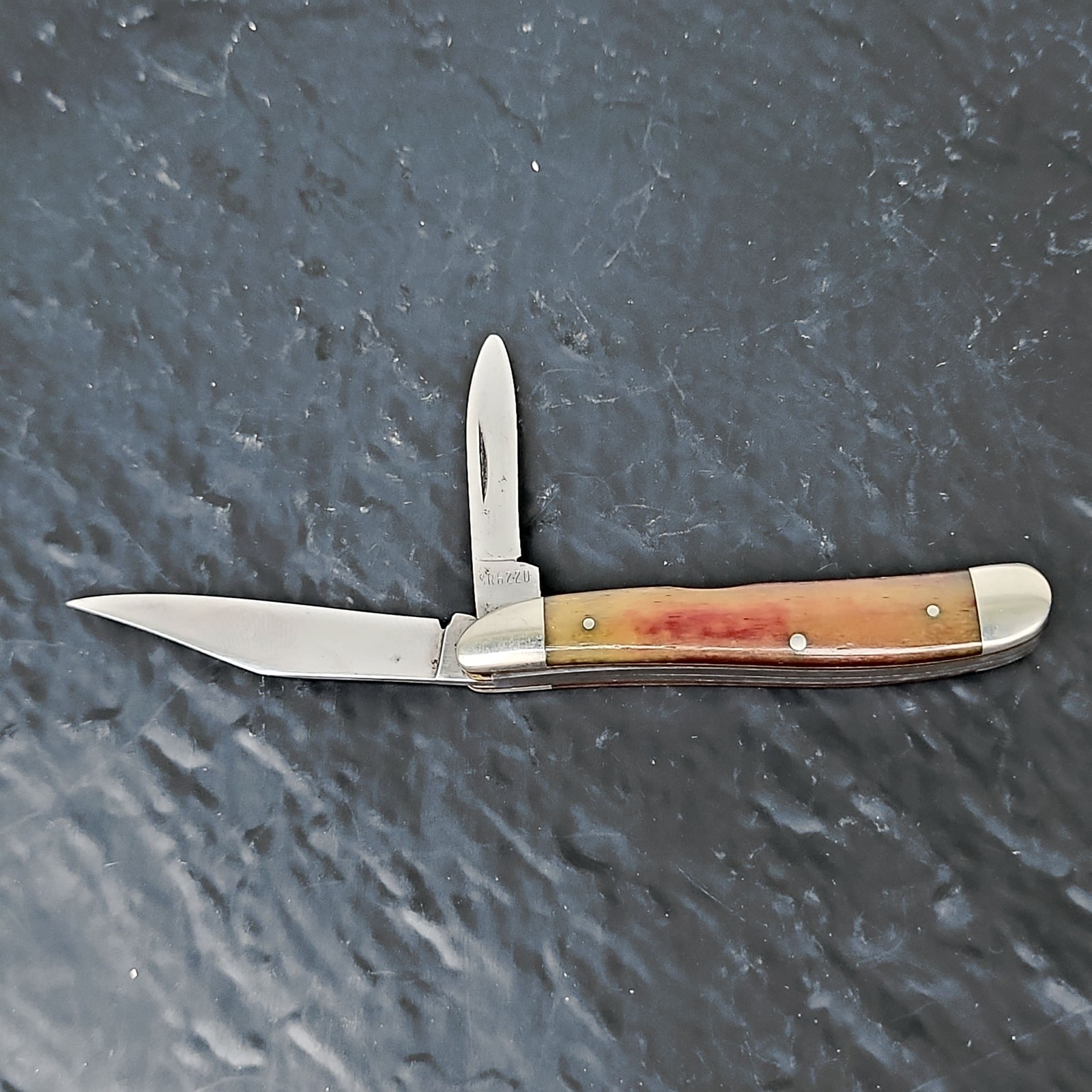 Case XX SR6220 Peanut Pocket Knife Smooth Satin Rose Bone 2-Blade USA Made ✓