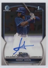 2023 Bowman Chrome Prospect Auto Ronny Simon #CPA-RS Auto 14dh