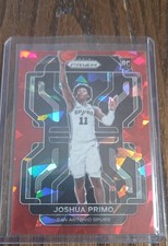 2021-22 Panini Prizm - Joshua Primo #298 Red Ice Prizm (RC)