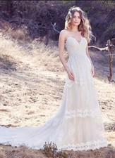 Maggie Sottero Emily wedding dress size 8 Style 7MC991
