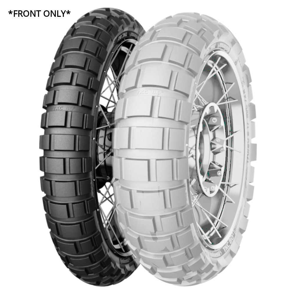 90/90-21 54R TL Continental TKC 80 Gen 2 Front ADV 50/50 Motorcycle Tyre
