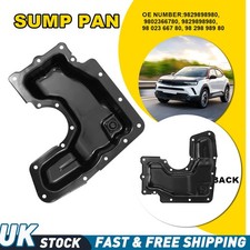 Engine Oil Pan Sump 9829898980 for Citroen DS Peugeot Vauxhall 1.2 THP PureTech
