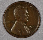 1922-D "Lincoln" Bronze One-Cent Coin, Fine