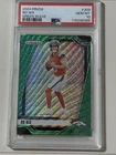 2024 Panini Prizm - Rookies Bo Nix #309 Green Wave Prizm (RC)