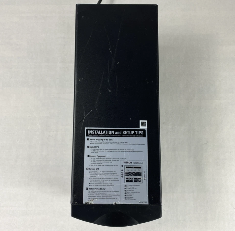 APC Smart-UPS 1500 SMT1500 Uninterruptible Power Supply No Battery Tested - Image 4 of 4