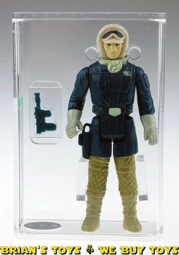 Vintage Kenner Star Wars Loose HK Han Solo (Hoth Outfit) Tan Pants Action Fig...