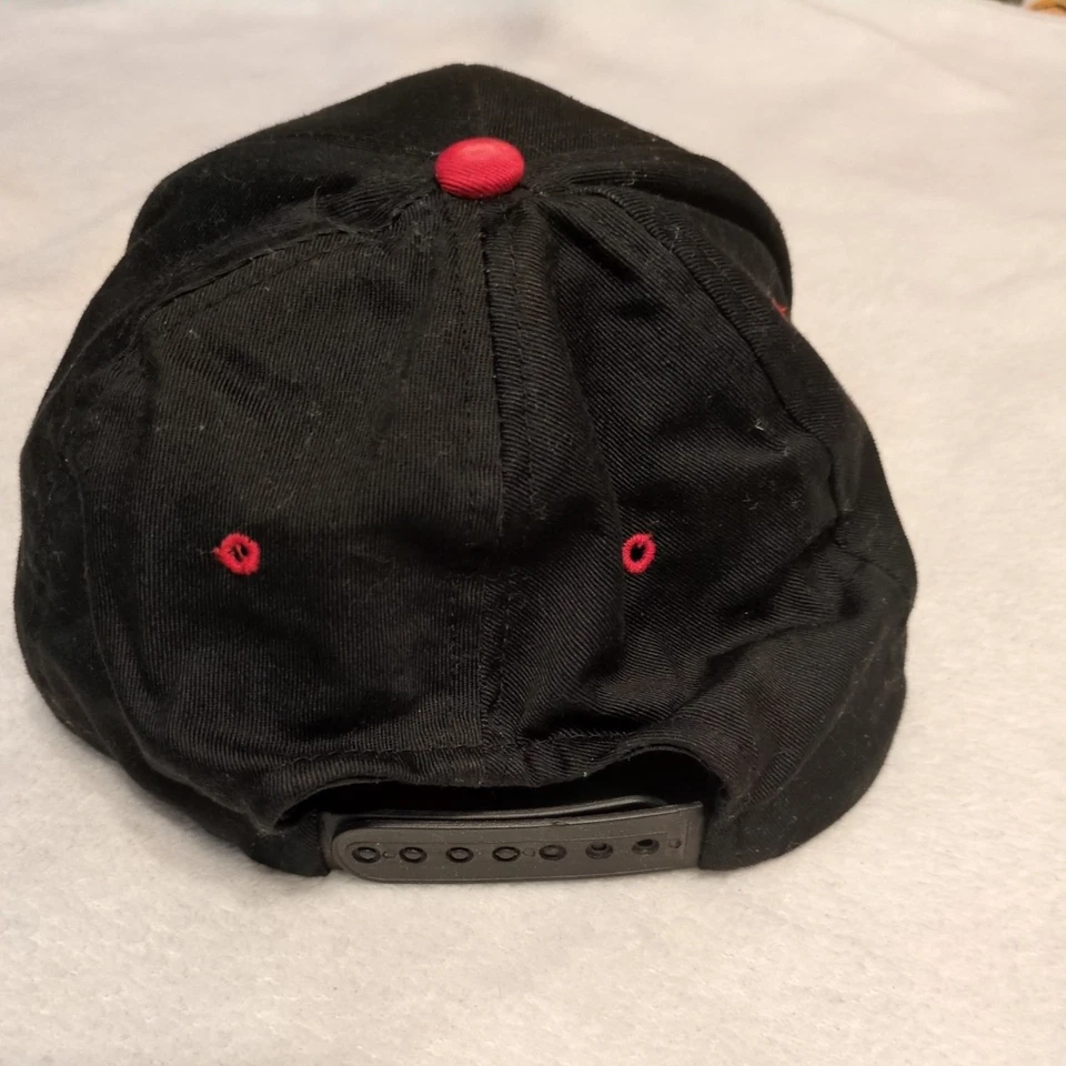 Vintage 1994 Speed Racer Hat Cap Snapback Express Line Black Red Green Bill - Image 3 of 4