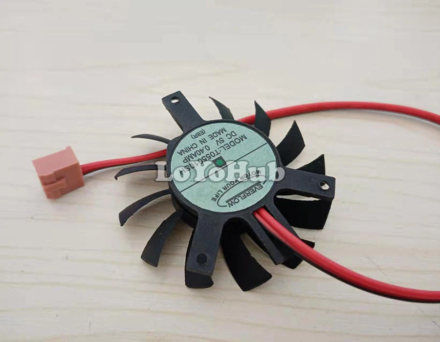 EVERFLOW T055010SH 5V 0.40A diameter 45mm graphics card cooling fan - Image 2 of 4