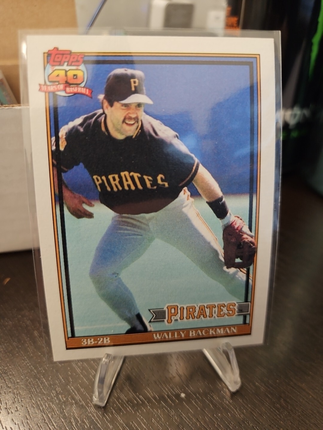 1991 Topps #722 Wally Backman - NM