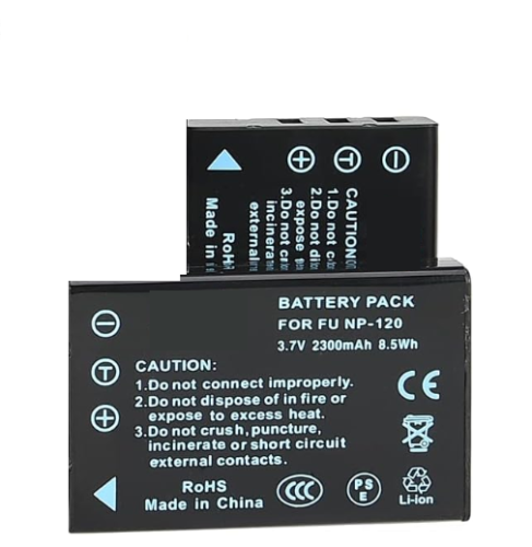 2x akumulator litowo-jonowy NP-120 (2-pak) do Fujifilm FinePix F10 Zoom, F11 Zoom, M603, M6 - Zdjęcie 1 z 1