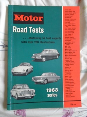 Motor Road Tests 1963