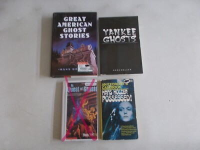 3 HANS HOLZER # MIXED LOT POSSESSED YANKEE GHOSTS GREAT AMERICAN STORIES