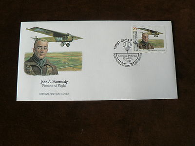 John A Macready, Pioneers of Flight, 1993 Micronesia First Day Cover