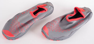 Beco Kinder Badelatschen Surfschuhe Rot/Grau 26/27 Sohle 17 cm