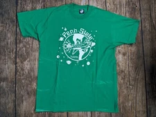 Vintage 1992 Penn State "Journey Into The Future" Graphic Shirt Green Size XL