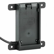 Ikan BP5T-S Sony L Series Battery Plate with coil Coax Connector (Black)..READ