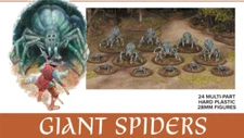 Wargames Atlantic Giant Spiders Classic Fantasy WAA CF003 24 figures 28mm