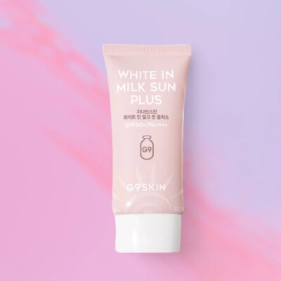 G9SKIN White In Milk Sun Plus SPF50+ PA++++ 40ml, Korean Cosmetics, Kbeauty