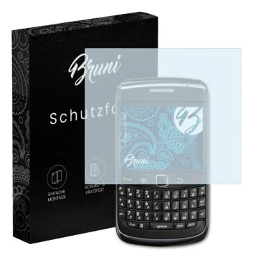 Bruni 2x Folie für Blackberry Bold 9780 Schutzfolie Displayschutzfolie - Bild 1 von 4
