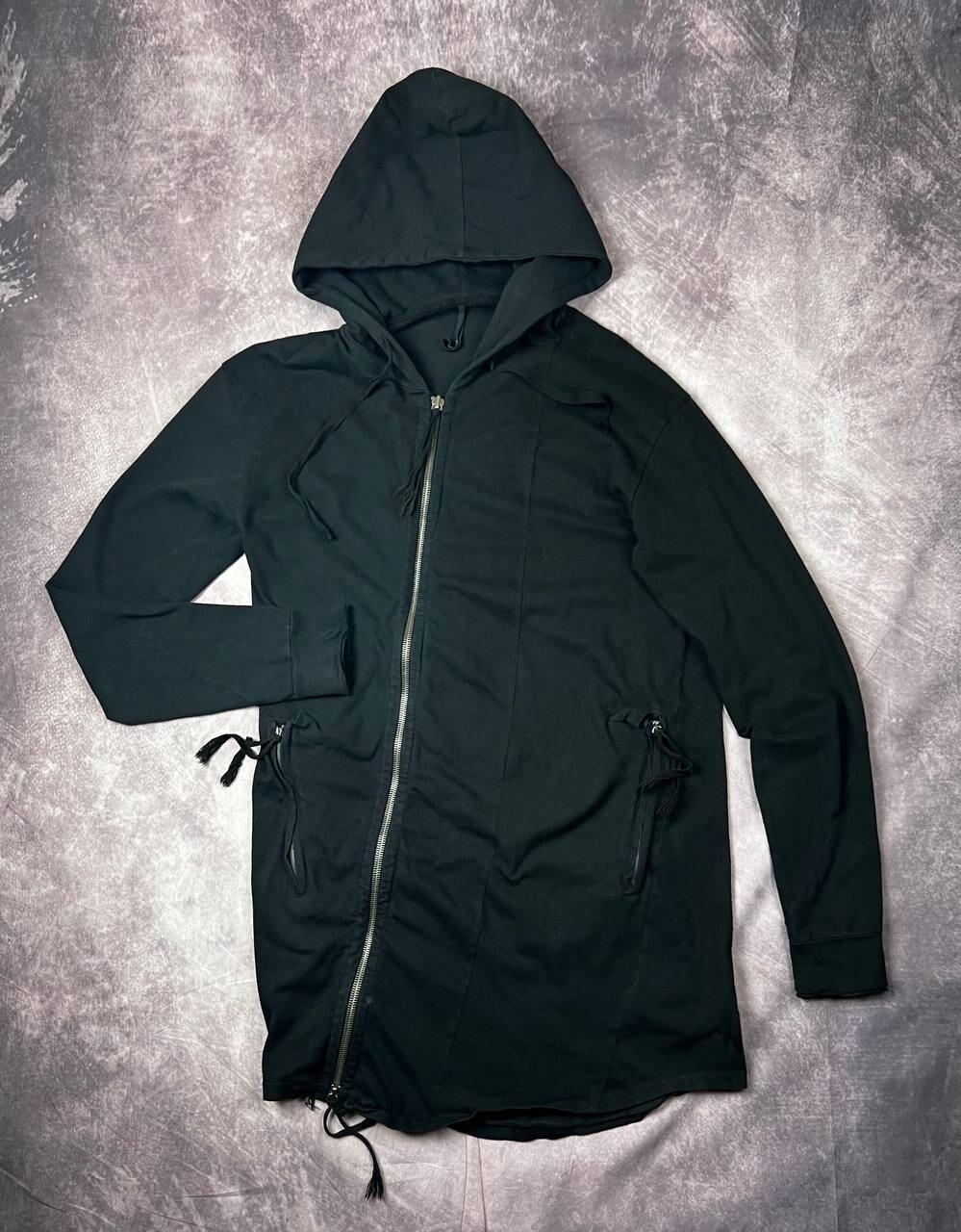 Damir Doma Silent Avantgarde Assymetric Long Zip Hoodie Mens size M