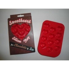 STAMPO IN SILICONE PER CIOCCOLATINI E GHIACCIO A CUORE