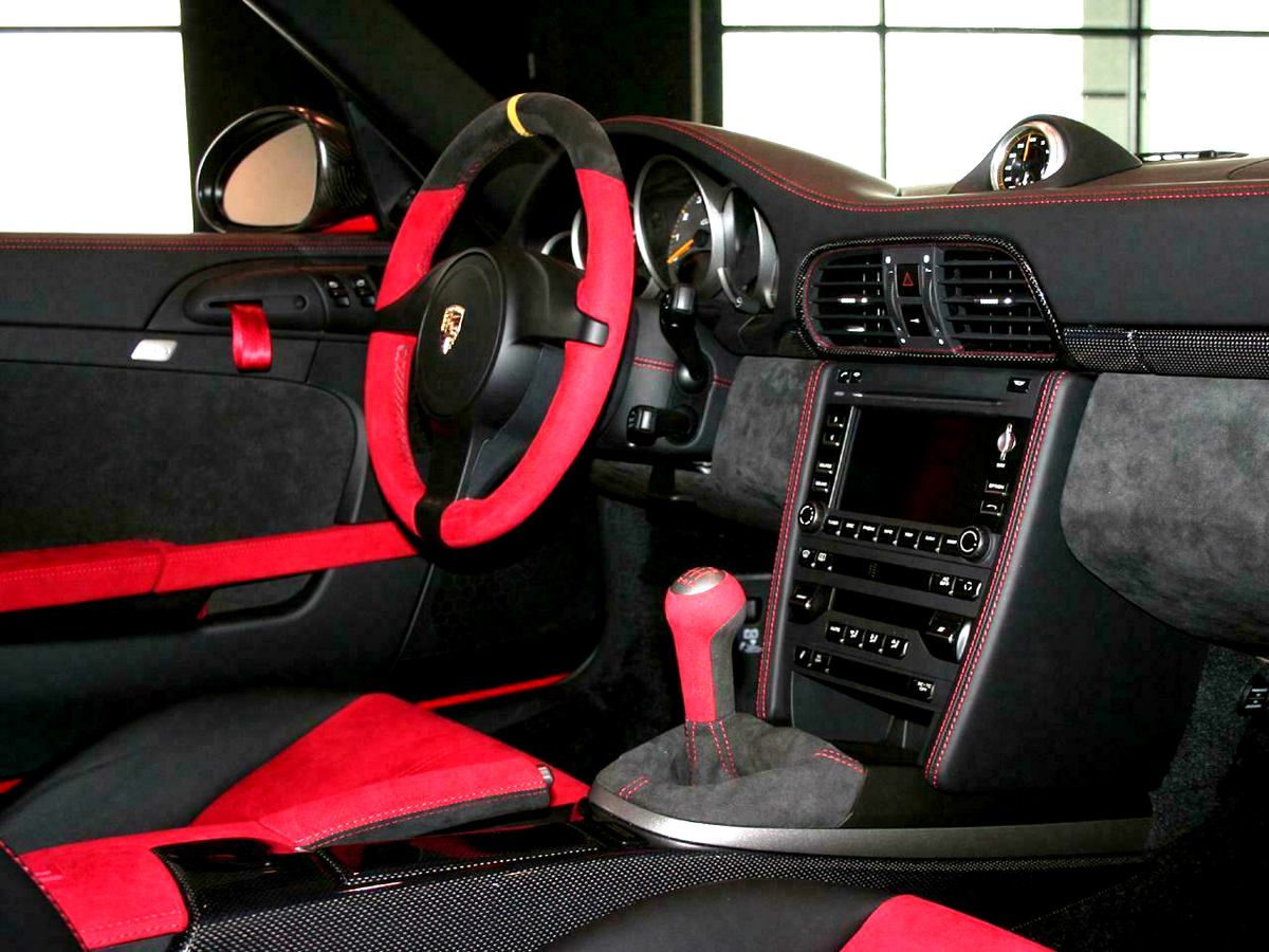 PORSCHE 997 GT2 RS GT3 4.0 RS 718 CAYMAN GT4 ALCANTARA RED