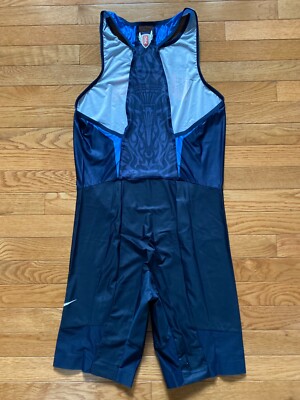 Nike USATF Track & Field Singlet Unitard Running Speedsuit Mens