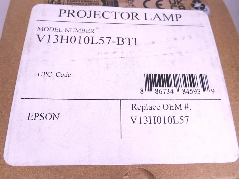 Epson V13H010L57 BT1 Projector Lamp (S7) - Image 2 of 3