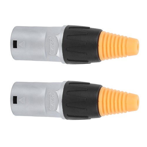 2Pcs YT‑RJ45 Waterproof Plug IP67 Fire Retardant Insulator Material EL‑RJ‑WA