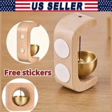 Wind Chime Door Bell Entrance Bell Magnetic Wooden-Copper for Coffee Shop NICE