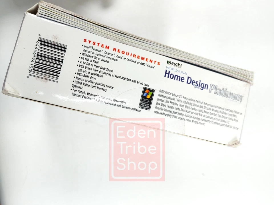 PROFESSIONAL HOME DESIGN SUITE Platinum Version 10 2006 CD-ROM PUNCH Software - Image 4 of 4
