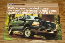 Original 2002 Ford Excursion Limited Premier Group Sales Brochure 02