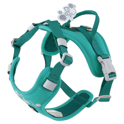 Hurtta Weekend Warrior II ECO Geschirr Hund Peackock 55-70 - Umweltfreundlich