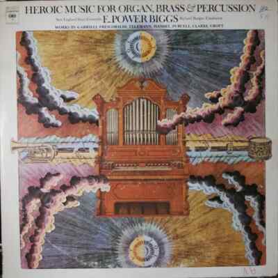 2xLP E. Power Biggs , New England Brass Ensemble , Richard Burgin Heroic Music
